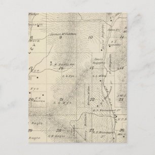 T17S R27E Tulare Landkreis Karte