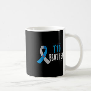 T1d Brother Blue Ribbon Typ 1 Diabetes Bewusstsein Kaffeetasse