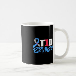 T1D Bruder Typ 1 Diabetes Bewusstsein Geschwür Kaffeetasse