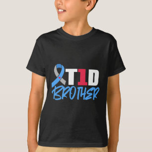 T1D Bruder Typ 1 Diabetes Bewusstsein Geschwür T-Shirt