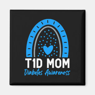 T1D Diabetes Day Kostüme Typ 1 Diabetische Mama Eh Magnet