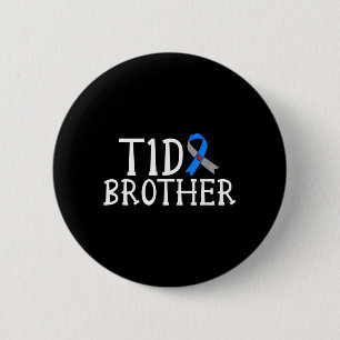T1d Diabetes Krieger Bruder Typ-1-Diabetes Button