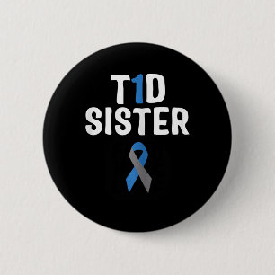 T1d Diabetes mellitus Typ 1 Insulin Pancer Button
