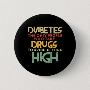 T1d Diabetiker Typ-1-Diabetes-Bewusstsein Männer F Button