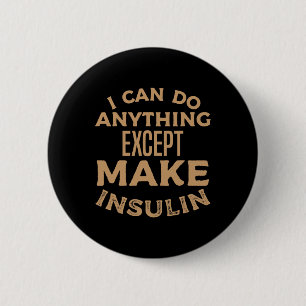 T1d Diabetiker Typ 1 Diabetes mellitus Männer Frau Button