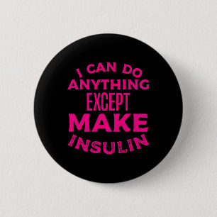 T1d Diabetiker Typ 1 Diabetes mellitus Männer Frau Button