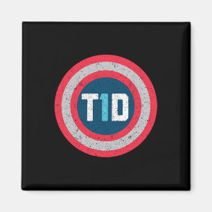 T1d Diabetiker Typ 1 Diabetes mellitus Männer Frau Magnet