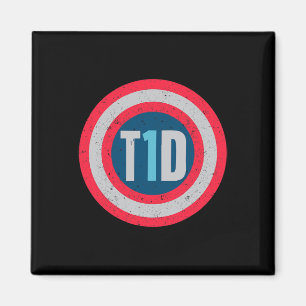 T1d Diabetiker Typ 1 Diabetes mellitus Männer Frau Magnet