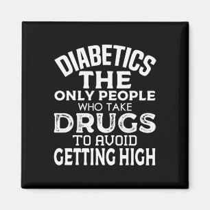 T1d Diabetiker Typ 1 Diabetes mellitus Männer Frau Magnet