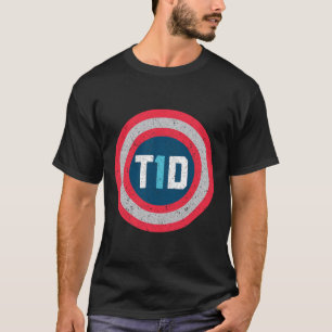T1d Diabetiker Typ 1 Diabetes mellitus Männer Frau T-Shirt