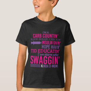 T1d Diabetischer Spaß Typ 1 Diabetes Bewusstsein M T-Shirt