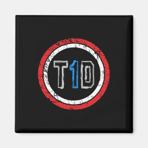 T1d-Emblem Typ-1-Diabetes-Bewusstsein Magnet