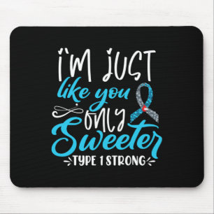 T1d Kinder Diabetes-Bewusstsein  Mousepad
