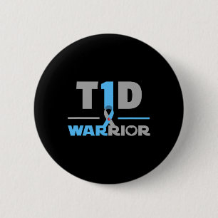 T1D Kostenvoranschlag Typ 1 Diabetes Bewusstsein f Button