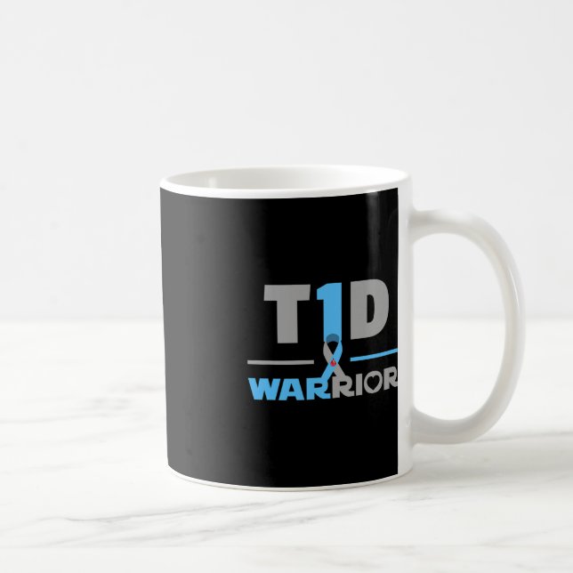 T1D Kostenvoranschlag Typ 1 Diabetes Bewusstsein f Kaffeetasse (Rechts)
