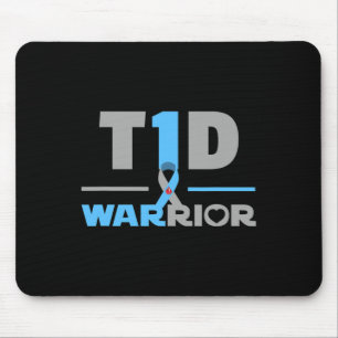 T1D Kostenvoranschlag Typ 1 Diabetes Bewusstsein f Mousepad