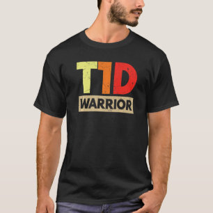 T1D-Krieger Diabetiker T-Shirt