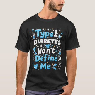 T1d Krieger Insulin Diabetiker Typ-1-Diabetes T-Shirt