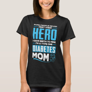 T1d Mama Diabetiker Typ 1 Diabetes T-Shirt