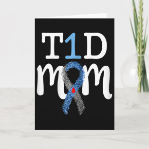 T1d Mama - Typ-1-Diabetes-Bewusstseins-Mama Karte
