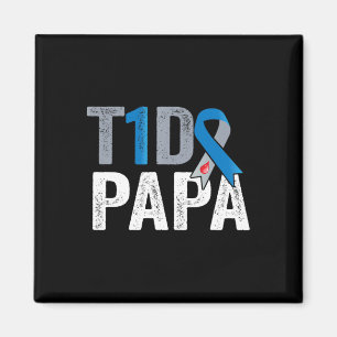 T1d Papa Sein Kampf ist mein Kampf gegen Typ 1 Dia Magnet