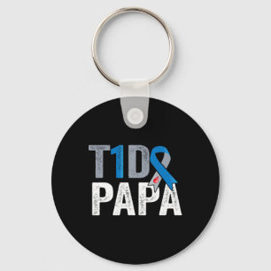 T1D Papa sein Kampf ist mein Kampf Typ 1 Diabetes Schlüsselanhänger