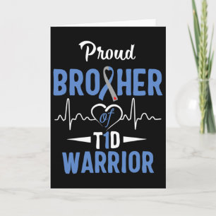 T1d Proud Brother Diabetes Awareness Typ 1 Insuli Karte