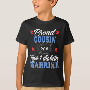 T1D Proud Cousin Diabetes mellitus Typ 1 Insulin T-Shirt