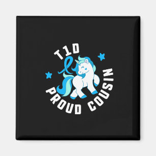 T1d Proud Cousin Diabetes T1 Bewusstsein Niedlich Magnet