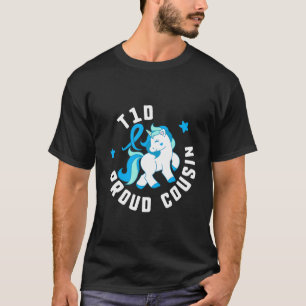 T1d Proud Cousin Diabetes T1 Bewusstsein Niedlich  T-Shirt