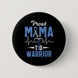 T1D Proud-Mama-Diabetes-Bewusstsein Typ 1 Insulin  Button