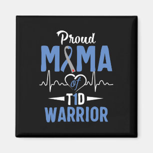 T1d Proud Mama Diabetes Bewusstsein Typ 1 Insulin  Magnet