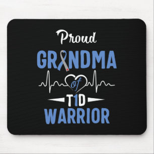 T1d Proud Oma Diabetes Bewusstsein Typ 1 Insuli Mousepad