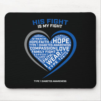 T1D sein Kampf ist mein Kampf gegen Typ 1 juvenile Mousepad