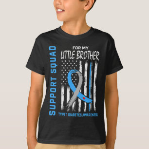 T1d Sensibilisierungsflagge Kleiner Bruder Typ 1 D T-Shirt