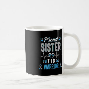 T1D stolze Schwester Diabetes Bewusstsein Typ 1 Ba Kaffeetasse