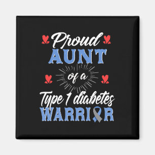 T1d Stolze Tante Diabetes-Bewusstsein Typ 1 Insuli Magnet