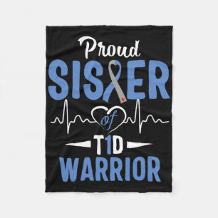 T1d Stumpfdiabetes mellitus Typ 1 Insulin Fleecedecke
