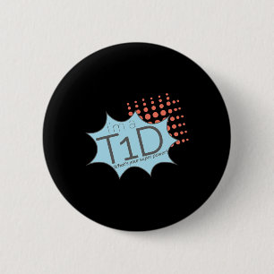 T1d Superheld Typ-1-Diabetes-Bewusstsein Button