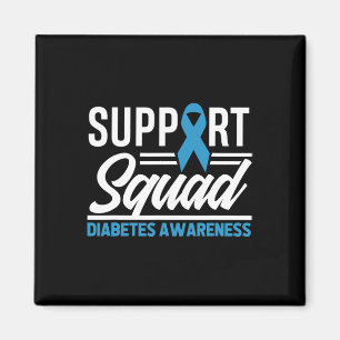 T1D T2D Krieger unterstützen Squad Diabetes Bewuss Magnet