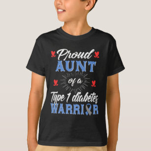 T1d Tante Diabetes Aufklärung Typ 1 Insulin P T-Shirt