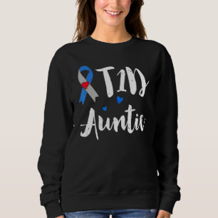 T1d Tante Typ 1 Diabetes Bewusstsein Sweatshirt