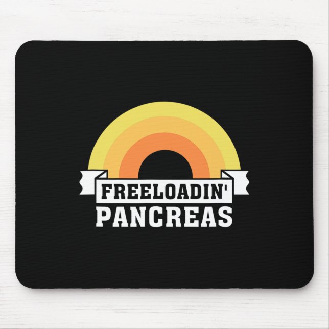 T1D Typ 1 Diabetes Bauchspeicheldrüse Mousepad (Vorne)
