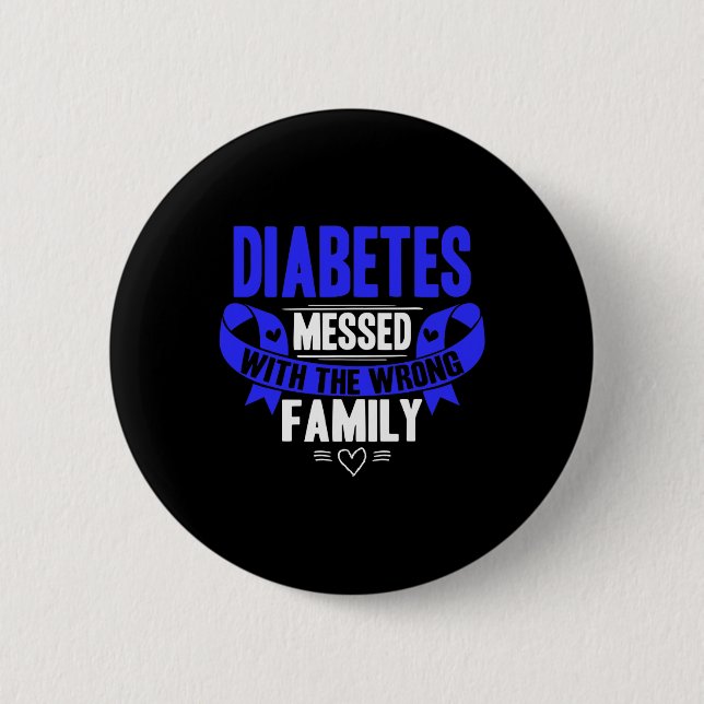 T1d Typ 1 Diabetes Button (Vorderseite)