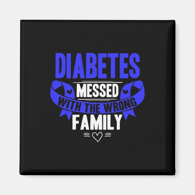 T1d Typ 1 Diabetes Magnet (Vorne)