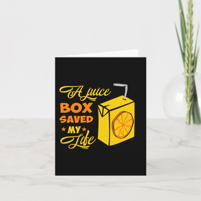 T1D Typ 1 Diabetes-Sensibilisierungskiste Gerettet Karte (Vorderseite)