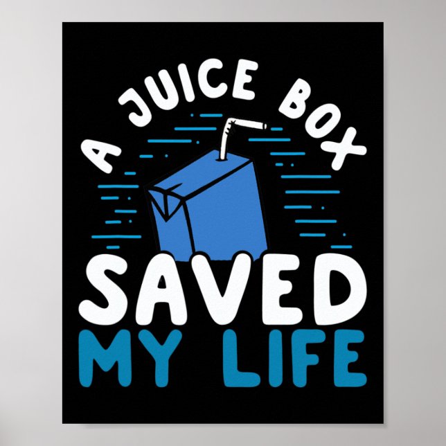 T1d Typ 1 Diabetes-Sensibilisierungskiste "Mein L Poster (Vorne)