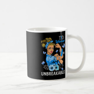 T1D Typ 1 Diabetes Warrior Awareness Unzerbrechlic Kaffeetasse