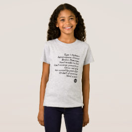 T1d Wahrheit (Mädchen) T-Shirt