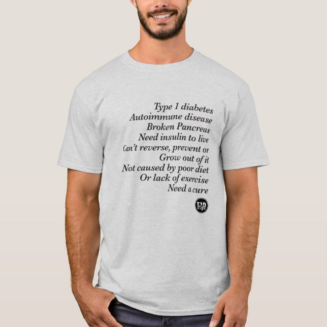 T1d Wahrheit (Männer) T-Shirt (Vorderseite)